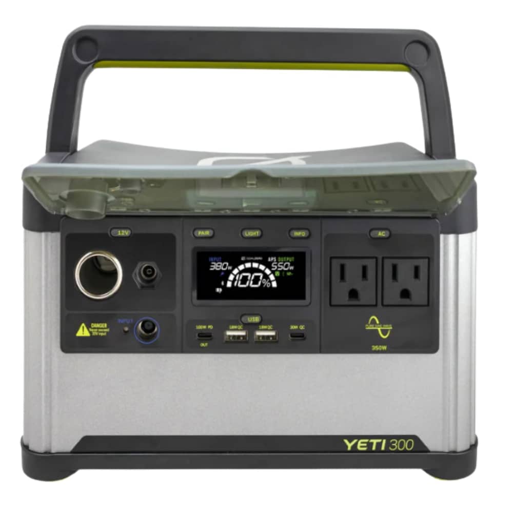 GOAL ZERO YETI 300 6G 120V Power Pank in White/Black - Image 1 of 6