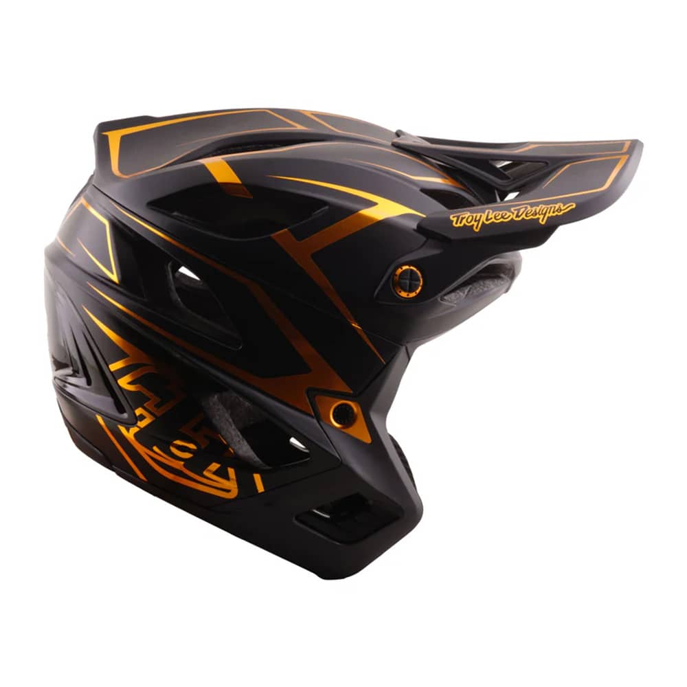 Troy Lee Designs Stage Stunt Helmet in Pinstripe Black - Image 2 of 6