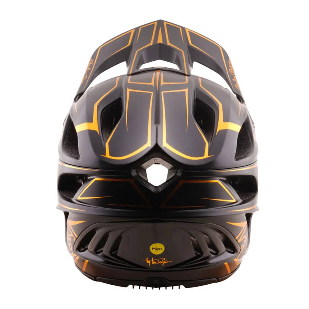 Troy Lee Designs Stage Stunt Helmet in Pinstripe Black - Image 3 of 6