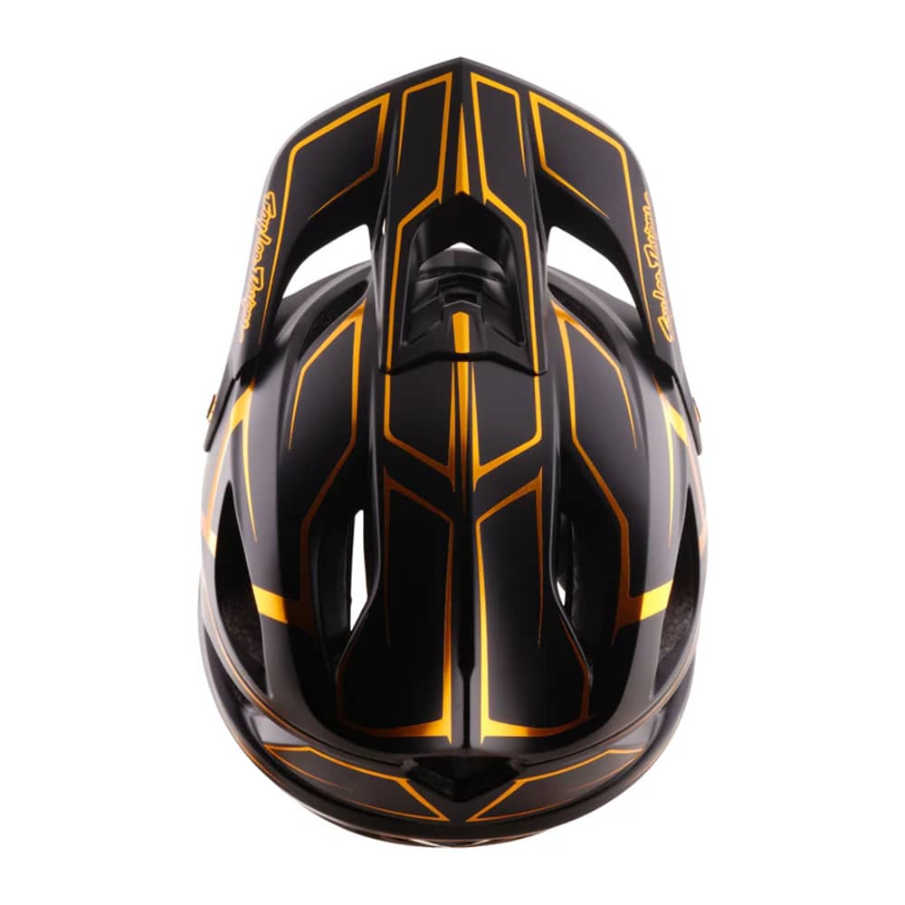 Troy Lee Designs Stage Stunt Helmet in Pinstripe Black - Image 6 of 6