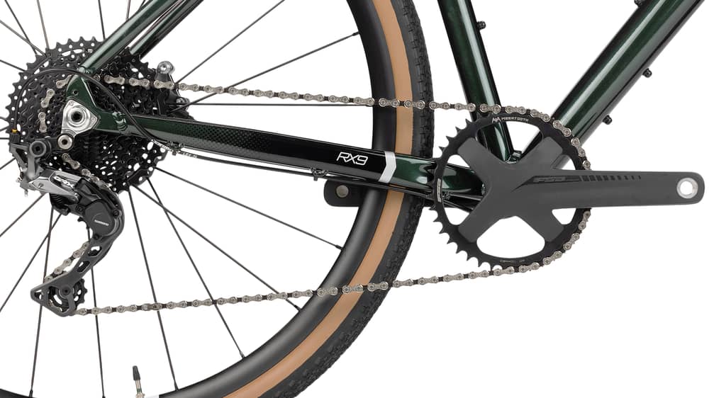 Orange RX9 Pro Bike in Stealth Green - Image 2 of 5