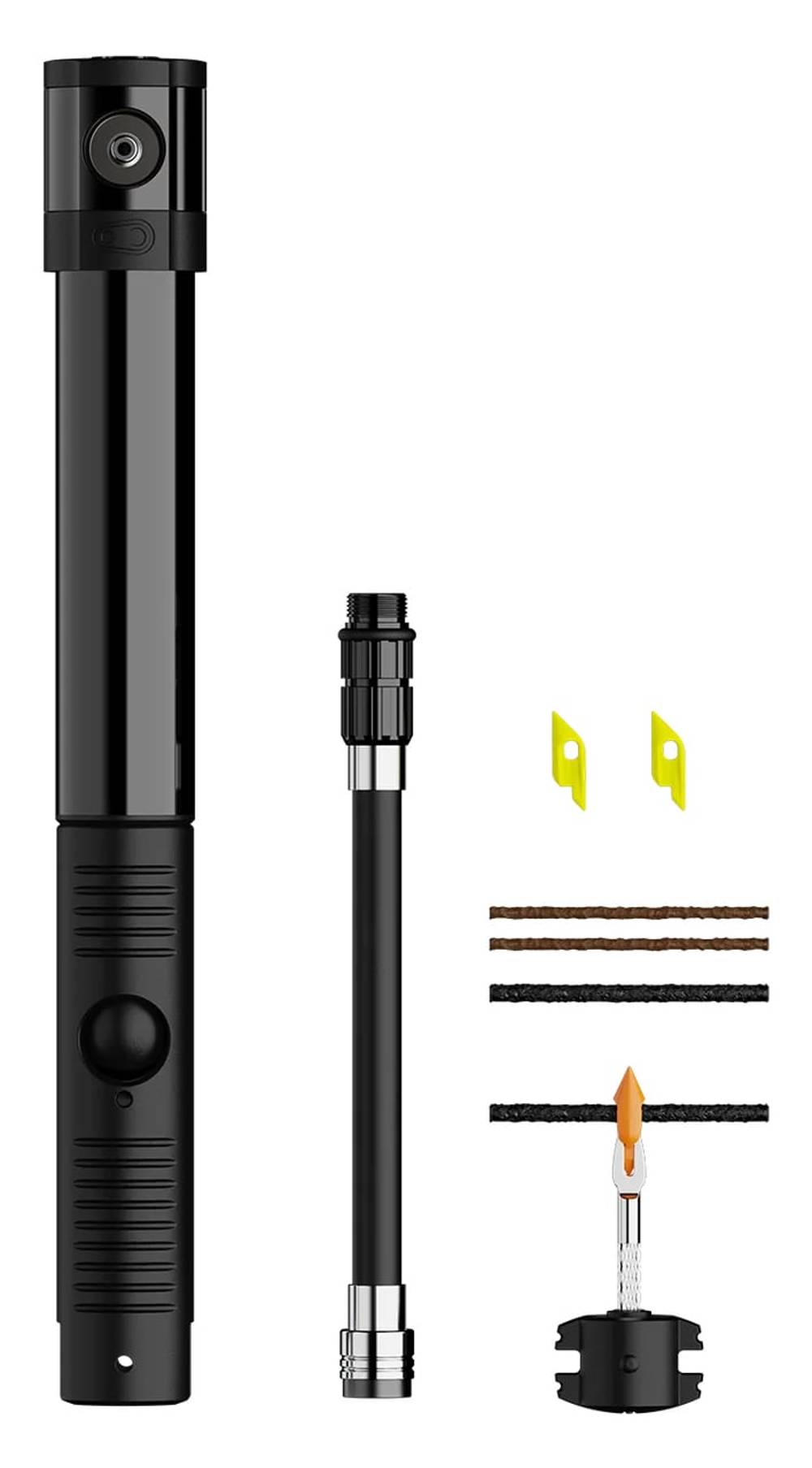 Crank Brothers Klic HV Hand Pump + Plug Tool in Midnight - Image 1 of 10