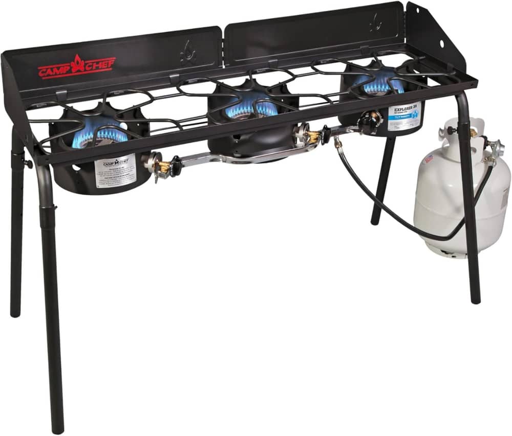 Camp Chef Explorer 3X Three-Burner System in Black - Image 6 of 7
