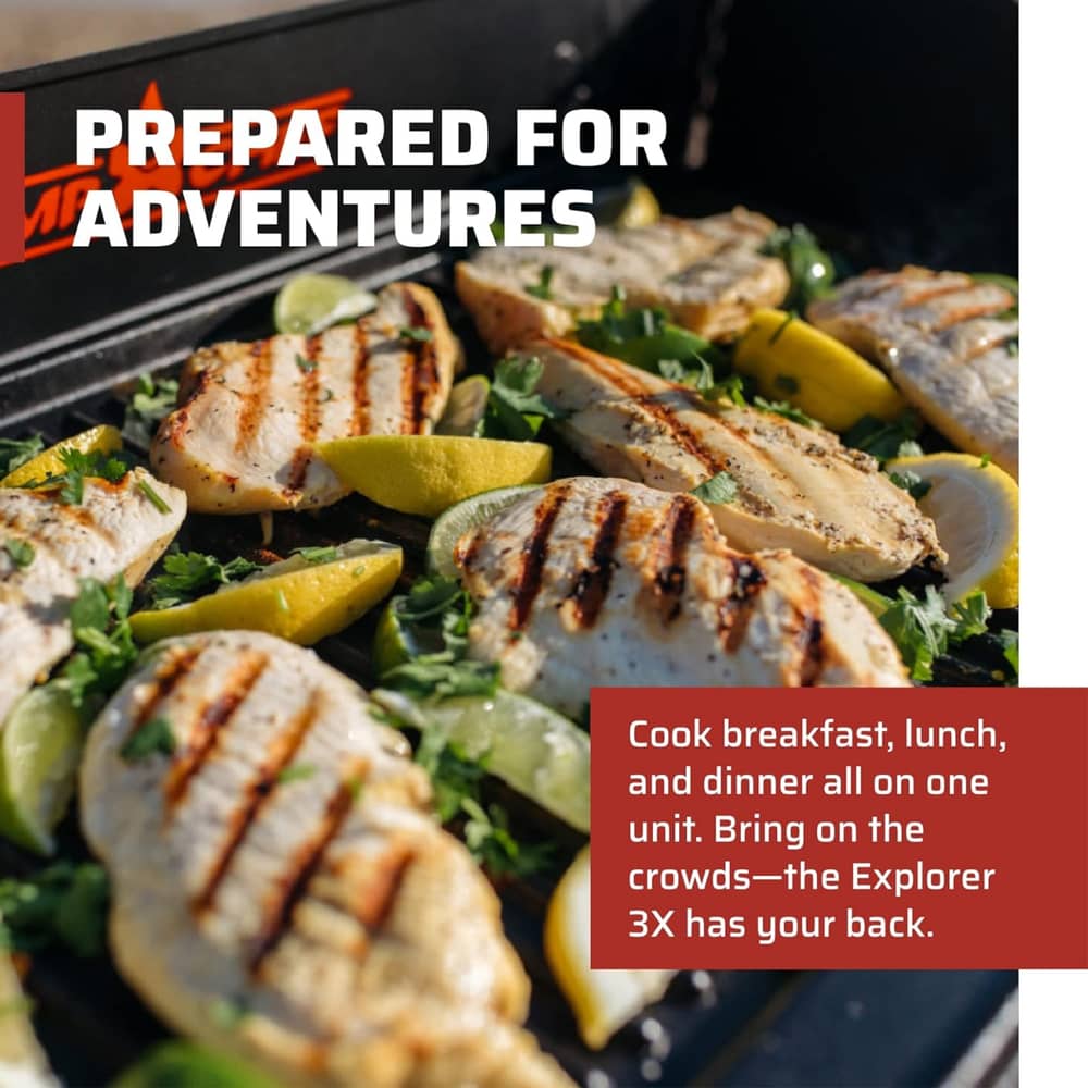 Camp Chef Explorer 3X Three-Burner System in Black - Image 7 of 7