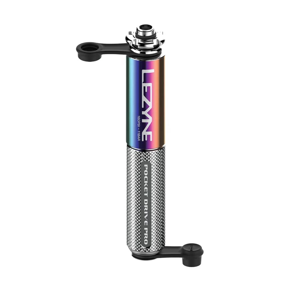 Lezyne Pocket Drive Pro Pump in Neo Metallic/Silver - Image 3 of 7
