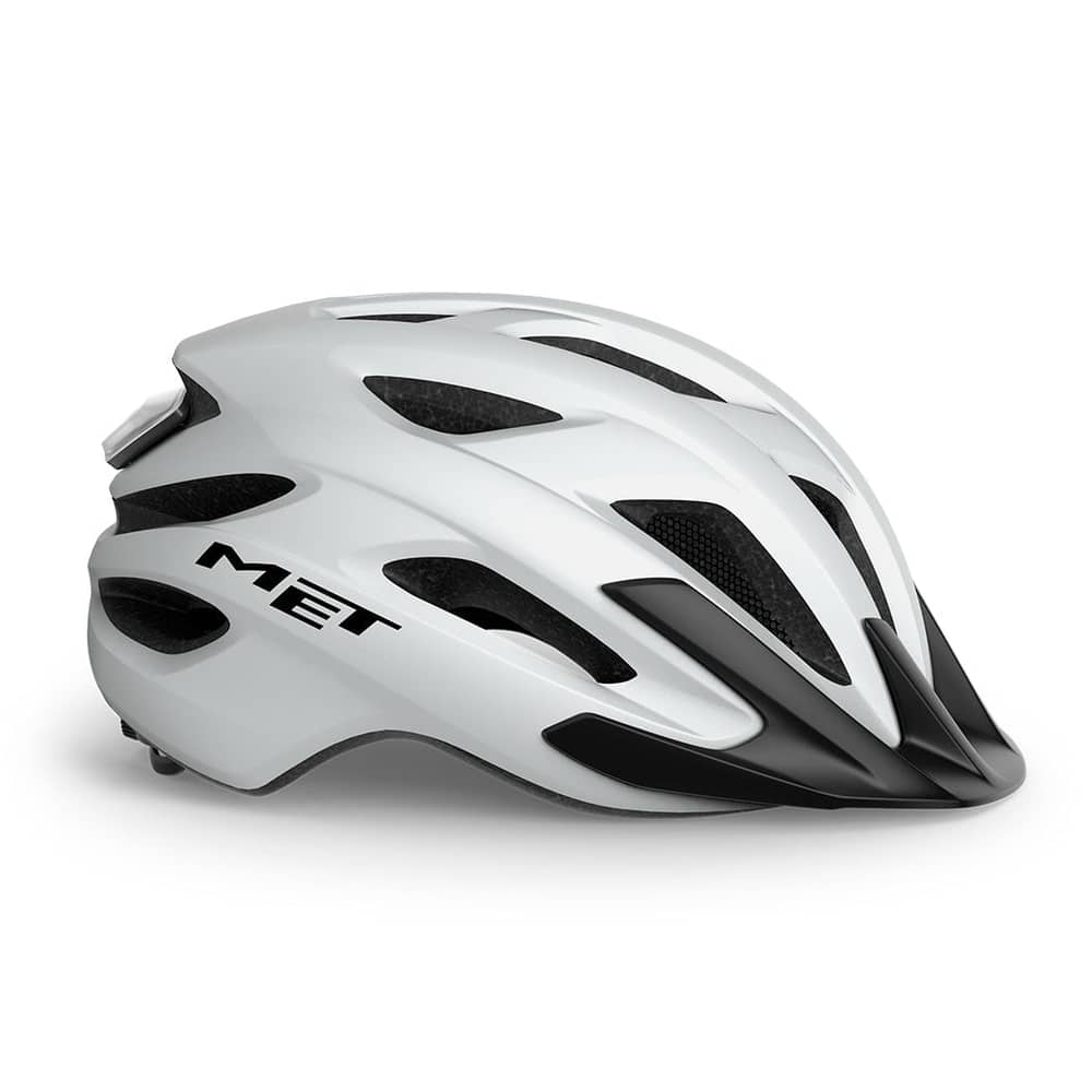 MET Crossover MIPS Helmet in White - Image 2 of 4