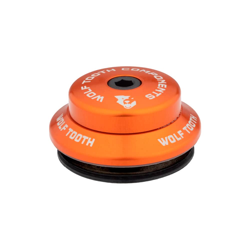 Wolf Tooth Components | Premium Is42/28.6 Upper Headset | Orange | 7Mm Stack
