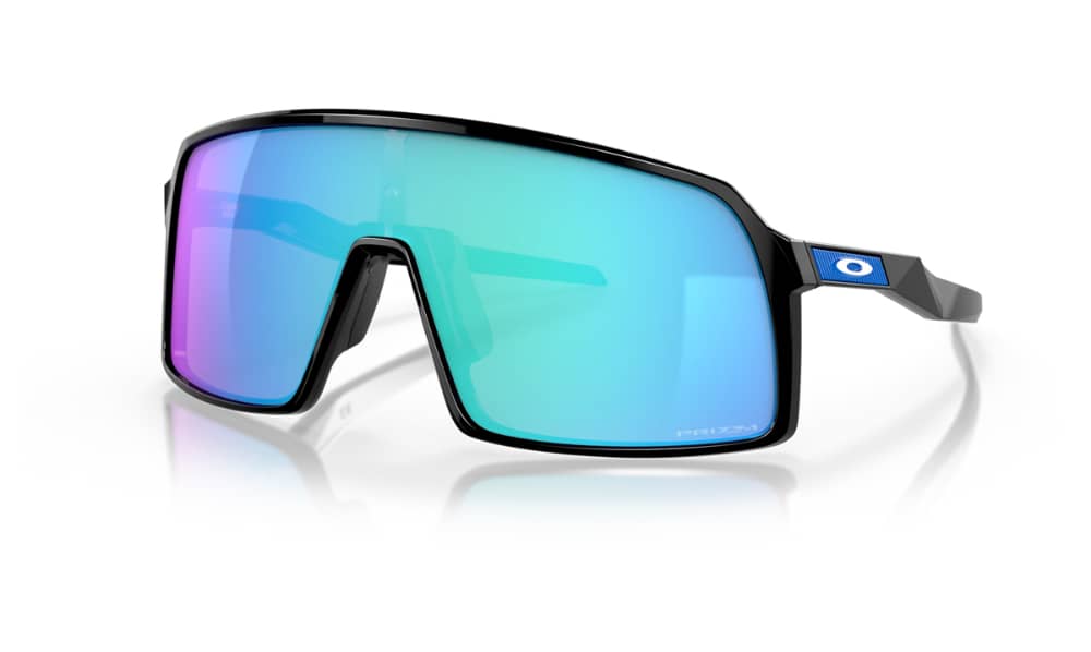 Oakley Oakley | Sutro Cycling Sunglasses Men's In Polished Black/prizm Sapphire Lens