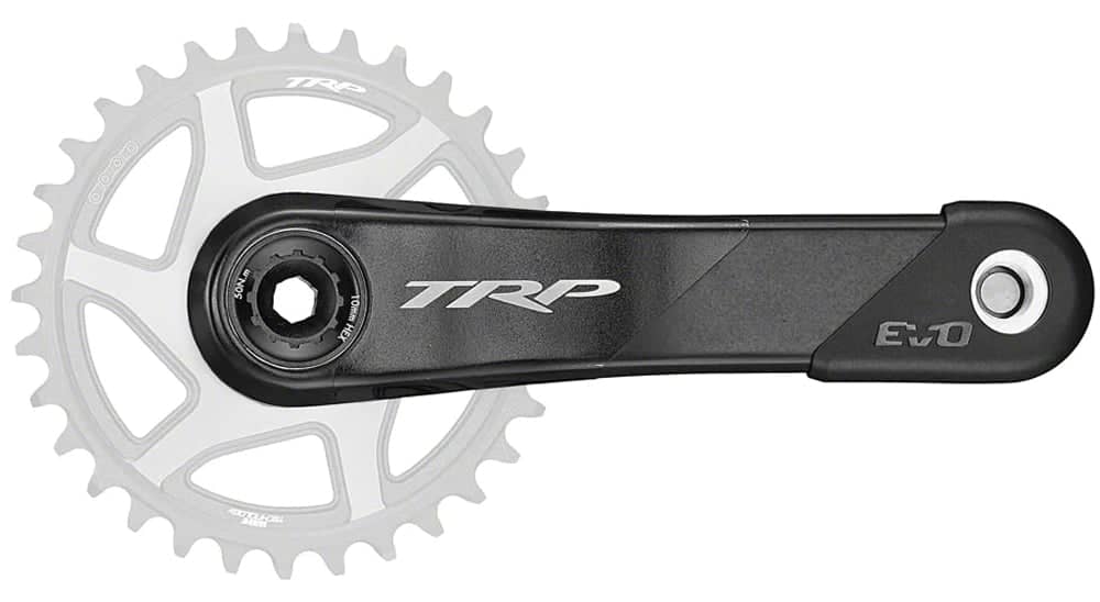 TRP EVO Carbon Cranks in Black/Silver - Image 1 of 2