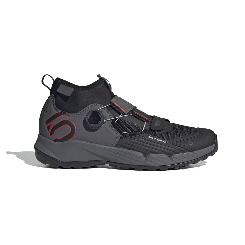 FIVE TEN TRAILCROSS PRO CLIP-IN SHOES in Grey Five/Core Black/Red - Image 1 of 9
