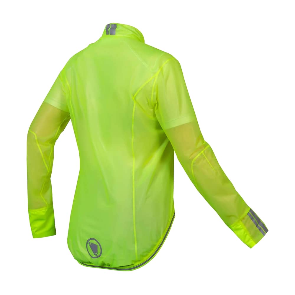 Endura Women's FS260-Pro Adrenaline Race Cape II in HiViz Yellow - Image 2 of 3