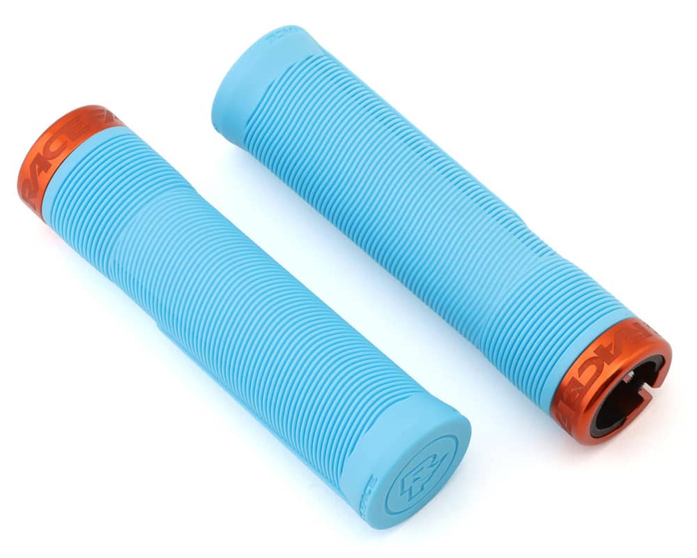 Race Face | Chester Grip 34Mm Light Blue - Orange | Rubber