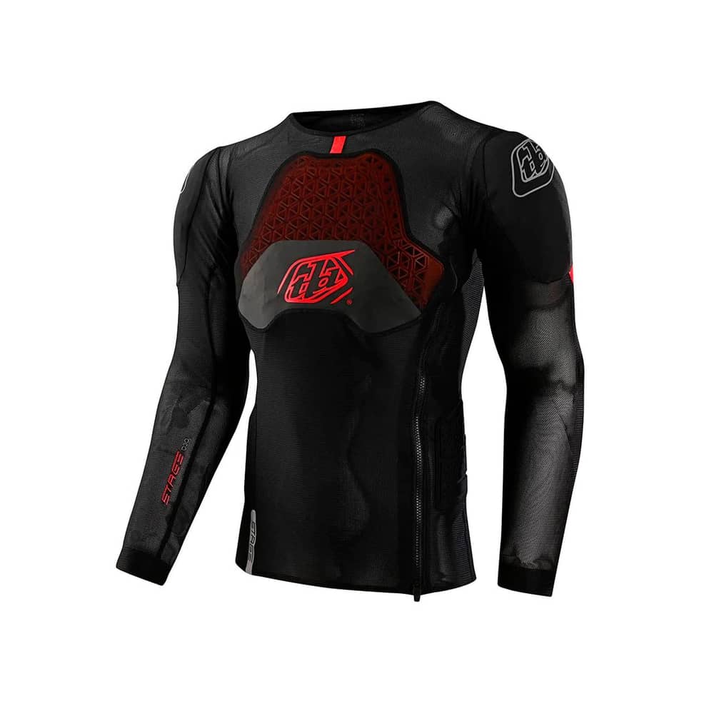 TROY LEE DESIGNS STAGE GHOST D30 LONG SLEEVE BASELAYER in Solid Black - Image 1 of 1