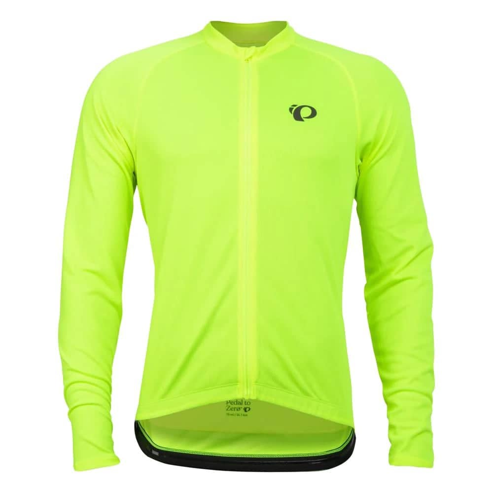 Pearl Izumi Quest Long Sleeve Jersey in Screaming Yellow - Image 1 of 2