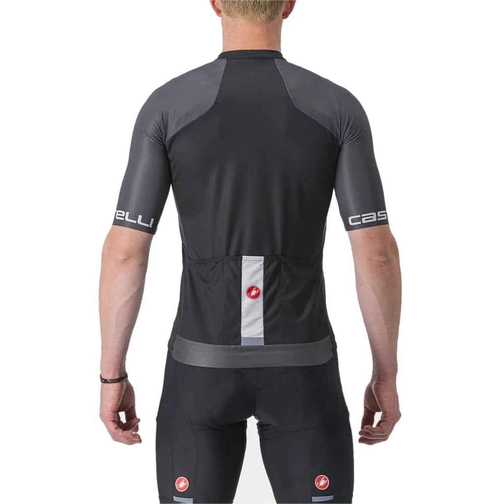 Castelli Entrata VI Jersey in Light Black/Dark Gray Silver - Image 2 of 2