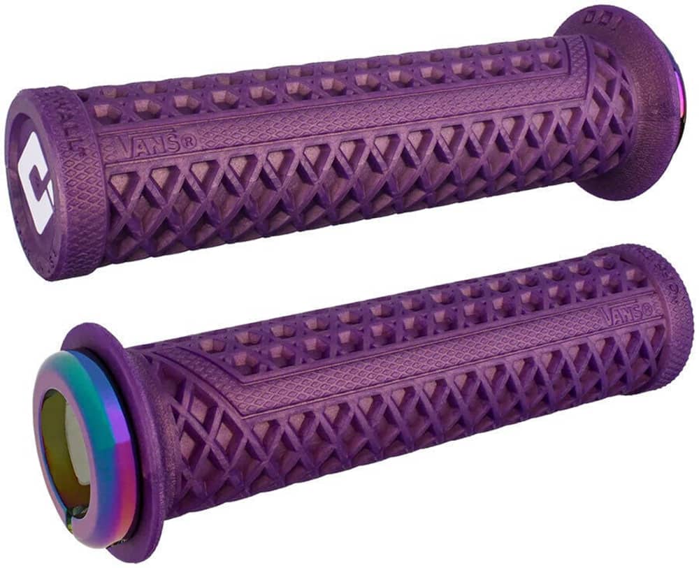ODI Vans v2.1 Lock-On Grips in Iridescent Purple Oil Slick - Image 1 of 1