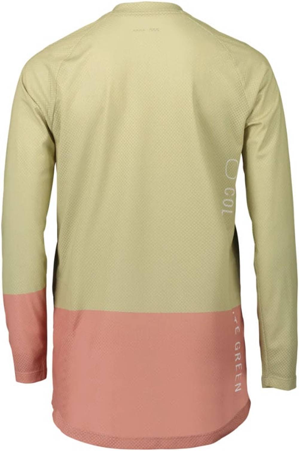 POC W's MTB Pure LS Jersey in Prehnite Green/Rock Salt - Image 2 of 2