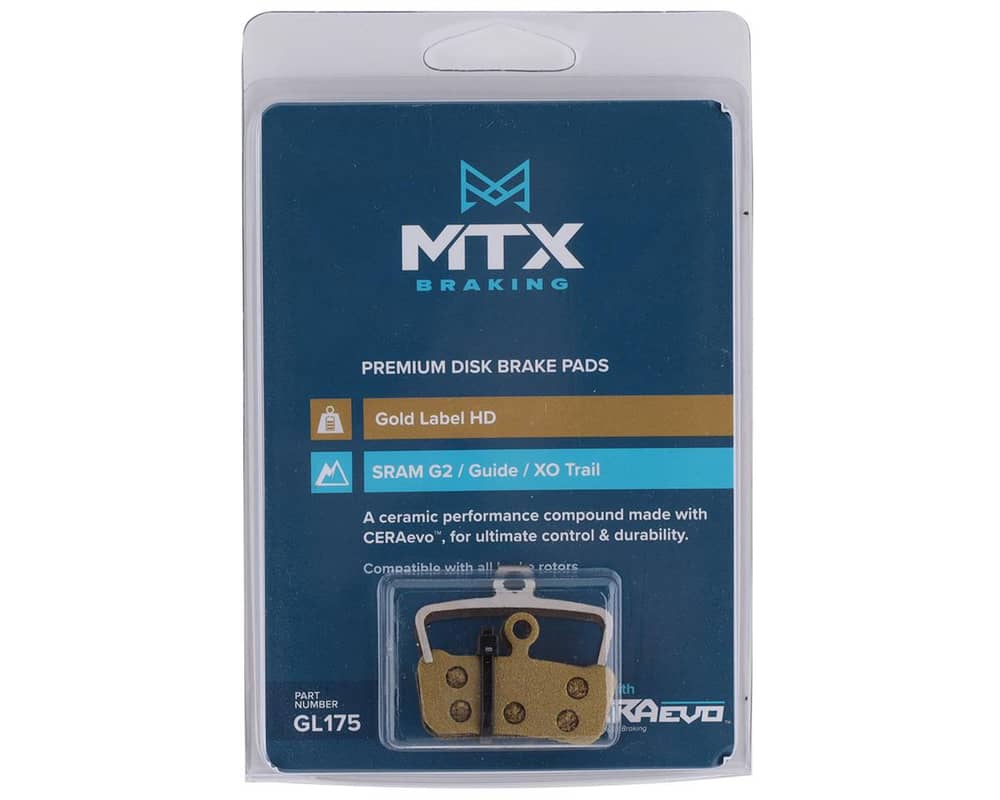 Mtx Braking | Gold | Label Hd Brake Pads Sram | G2/guide All