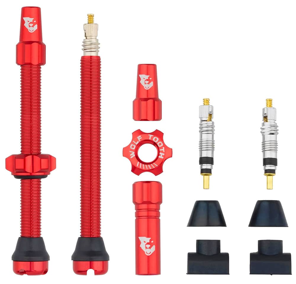 Wolf Tooth Tubeless Valve Stems in Red - Image 1 of 1
