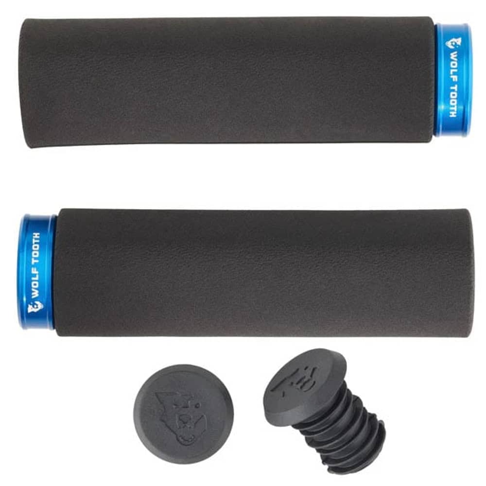 Wolf Tooth Lock-On Fat Paw Grip in Blue - Image 1 of 1