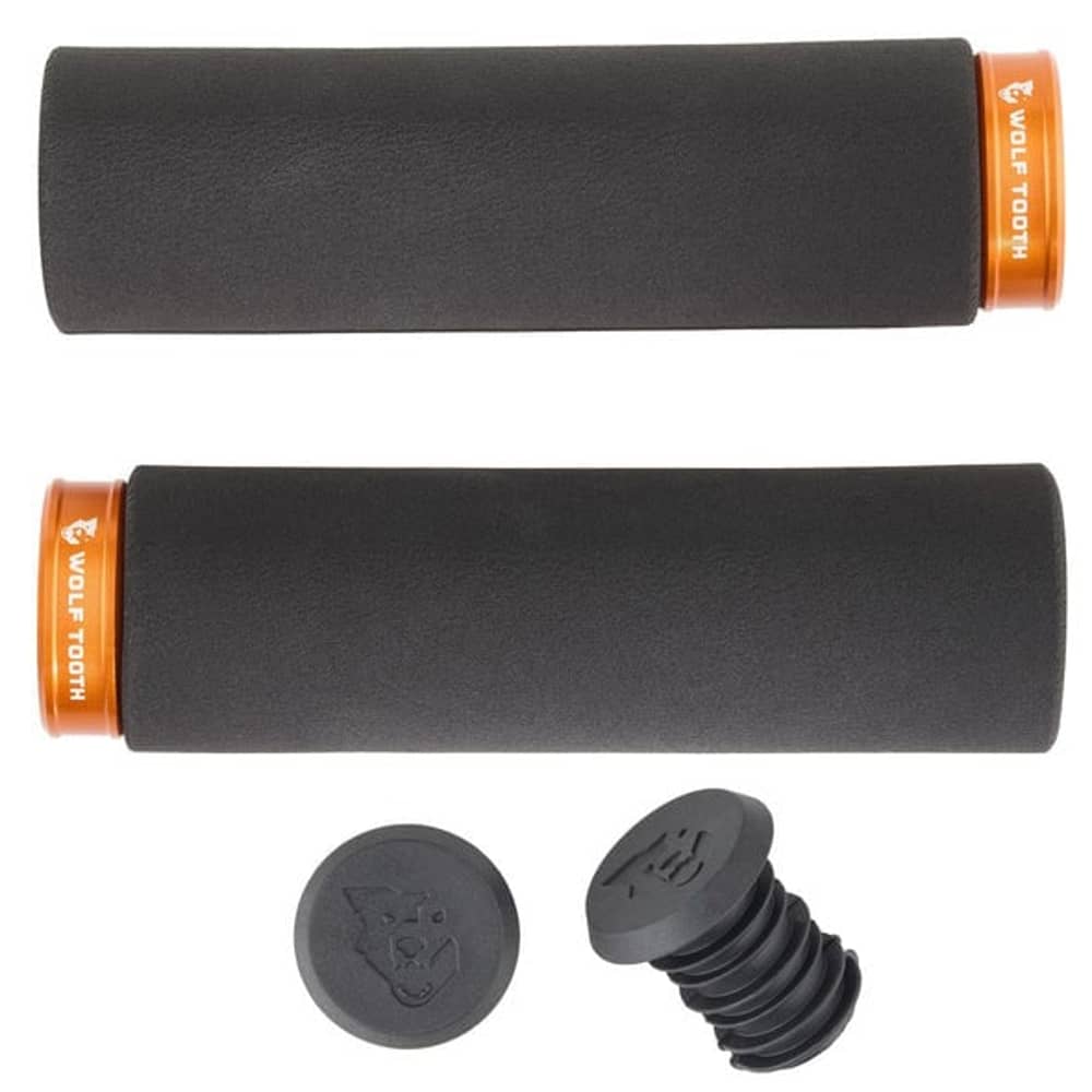 Wolf Tooth Lock-On Fat Paw Grip in Orange - Image 1 of 1