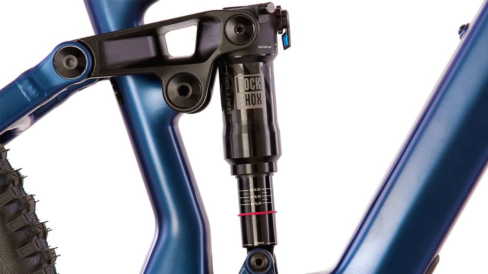 Norco Fluid VLT C3 140 E-Bike in Blue - Image 3 of 6