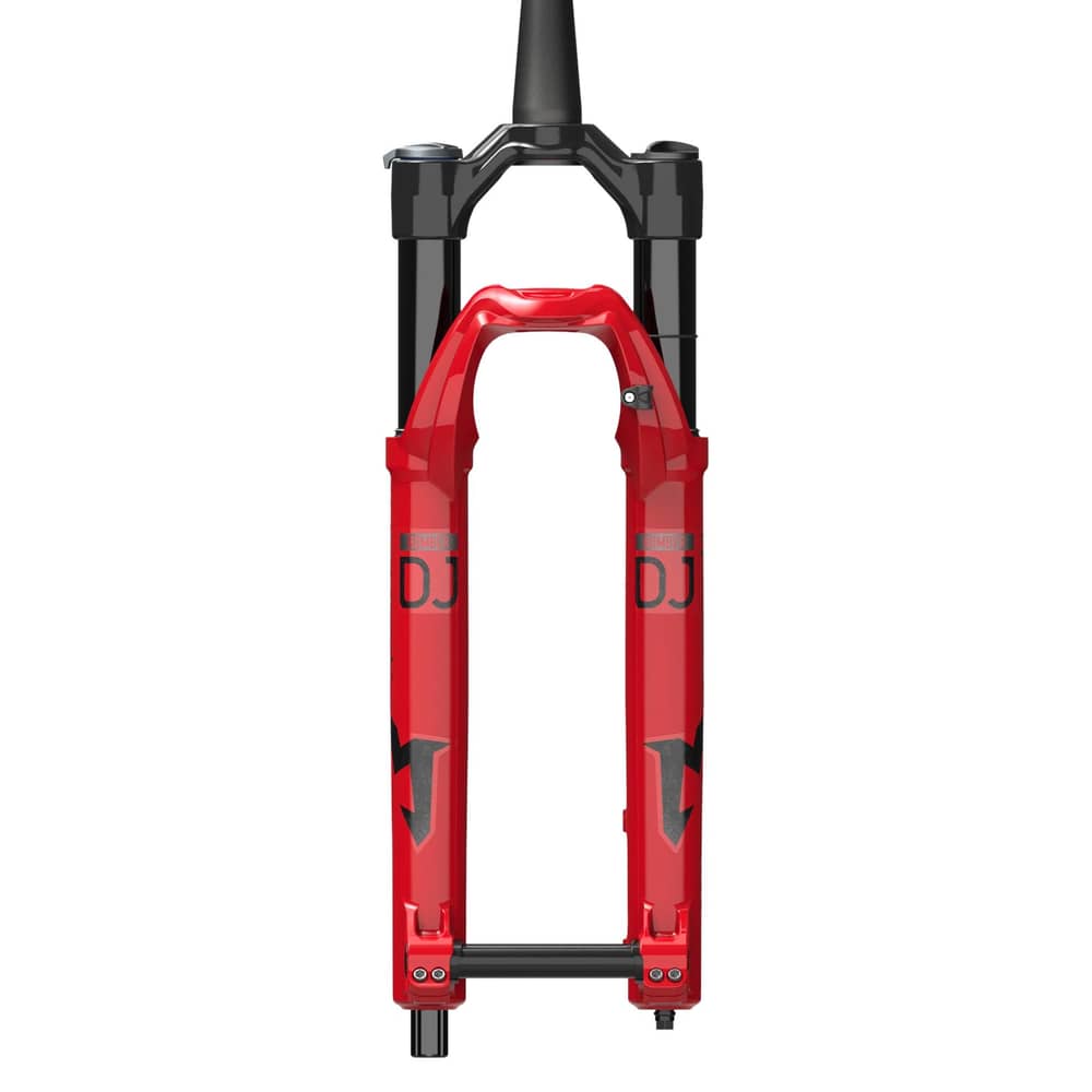 Marzocchi Bomber DJ Grip 26" Fork in Gloss Red - Image 2 of 3