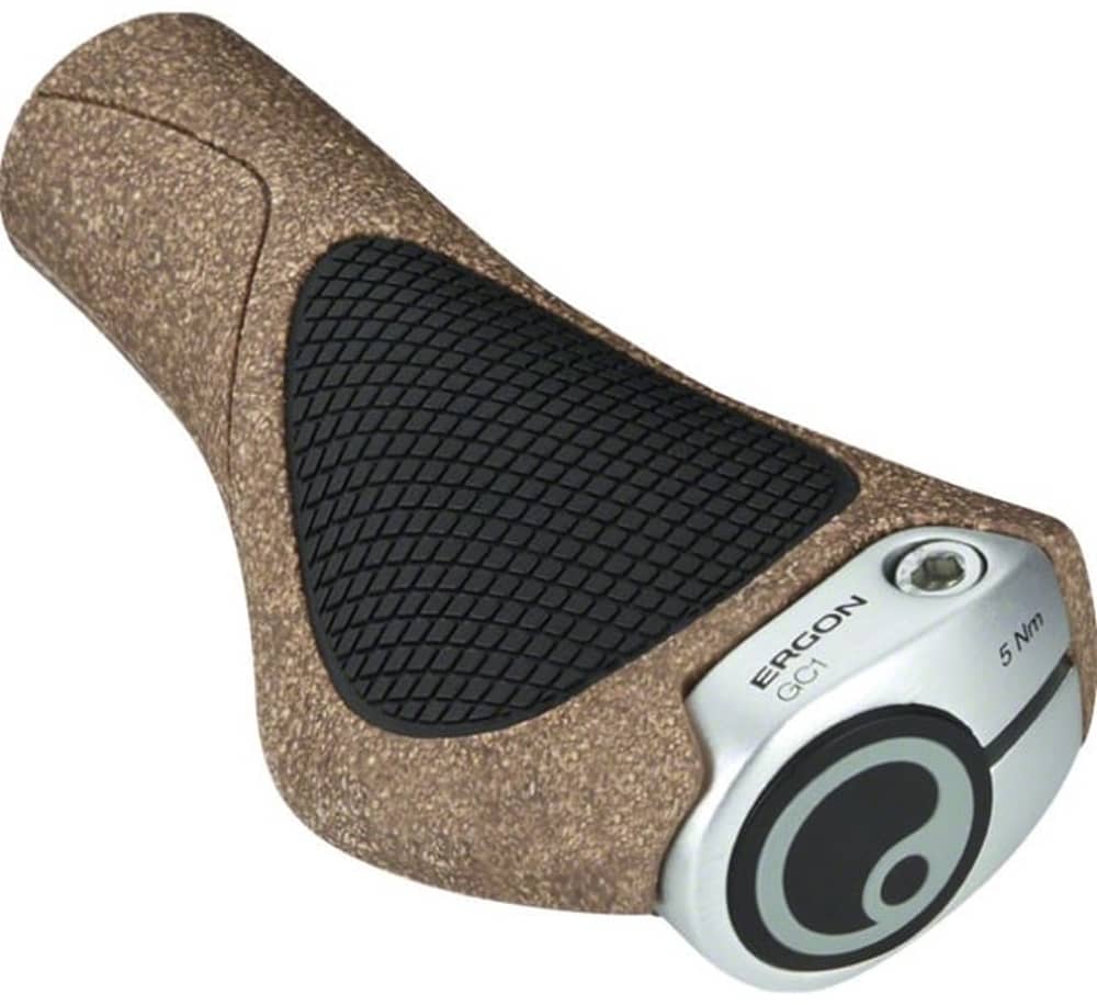 Ergon GC1 BioKork Grips in Black/Tan - Image 1 of 1