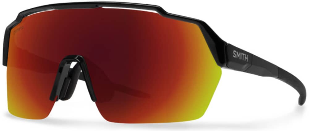 Smith | Shift Split Mag Sunglasses Men's In Black Chromapop/red Mirror | Nylon