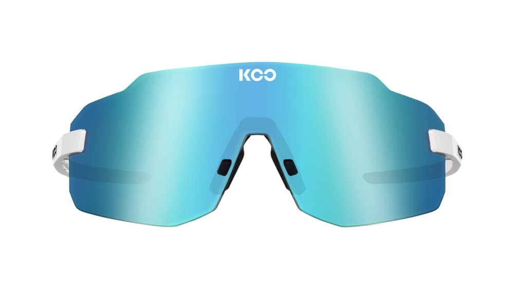 Koo Supernova Sunglasses in White/Turquoise - Image 2 of 2