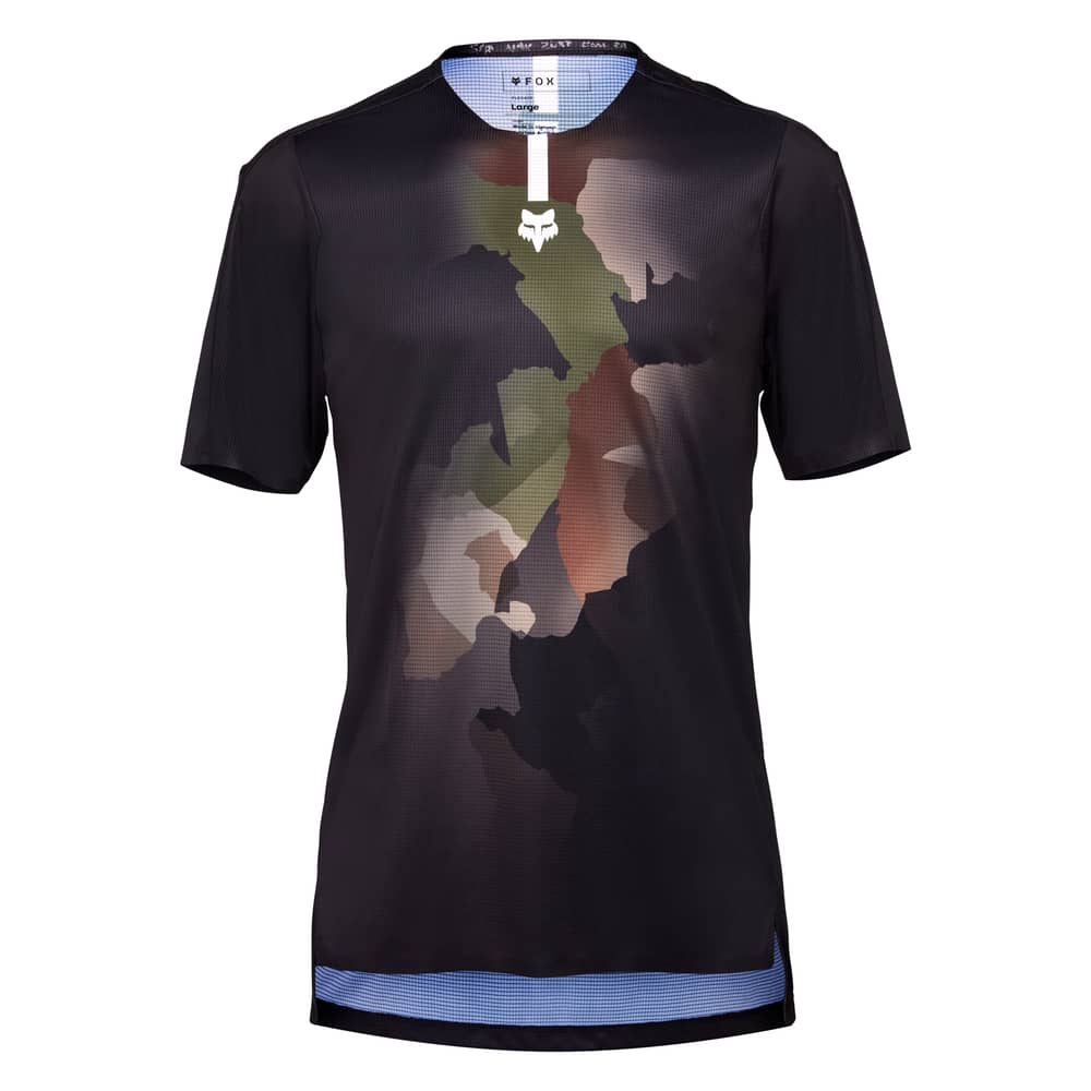FOX FLEXAIR PRO GREG MINNAAR EDITION SS JERSEY in Green Camo - Image 1 of 2