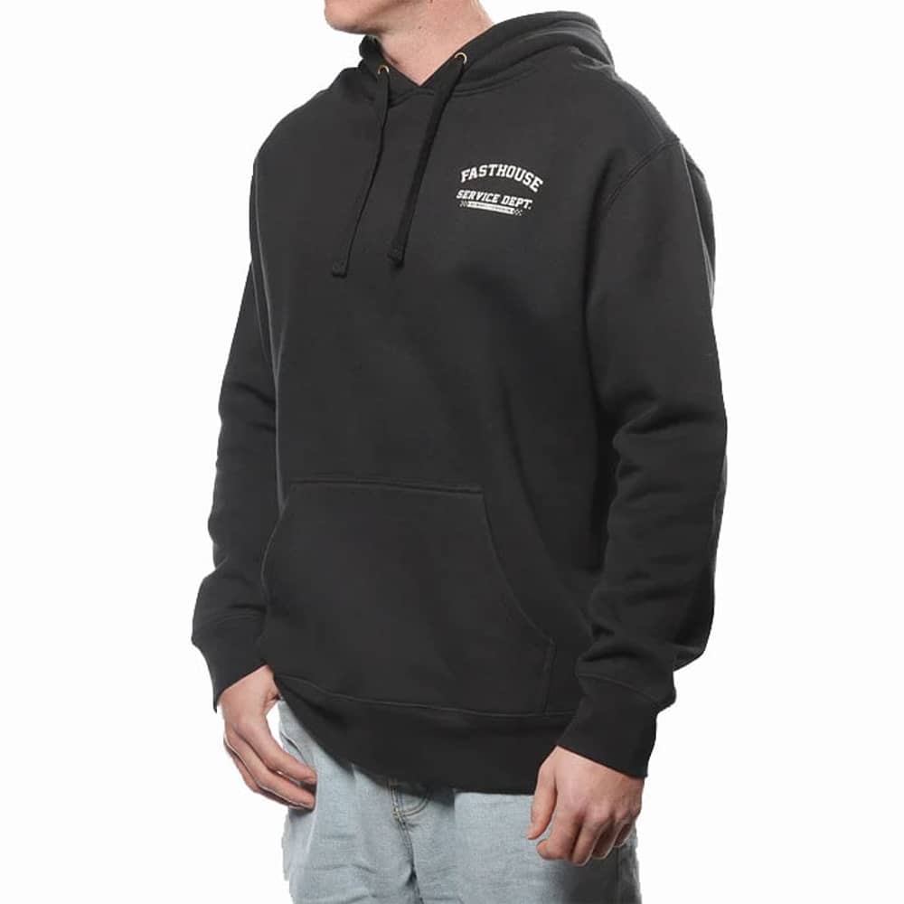 Fasthouse Ignite Hooded Pullover in Black - Image 3 of 4