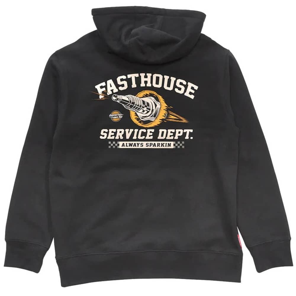 Fasthouse Ignite Hooded Pullover in Black - Image 2 of 4