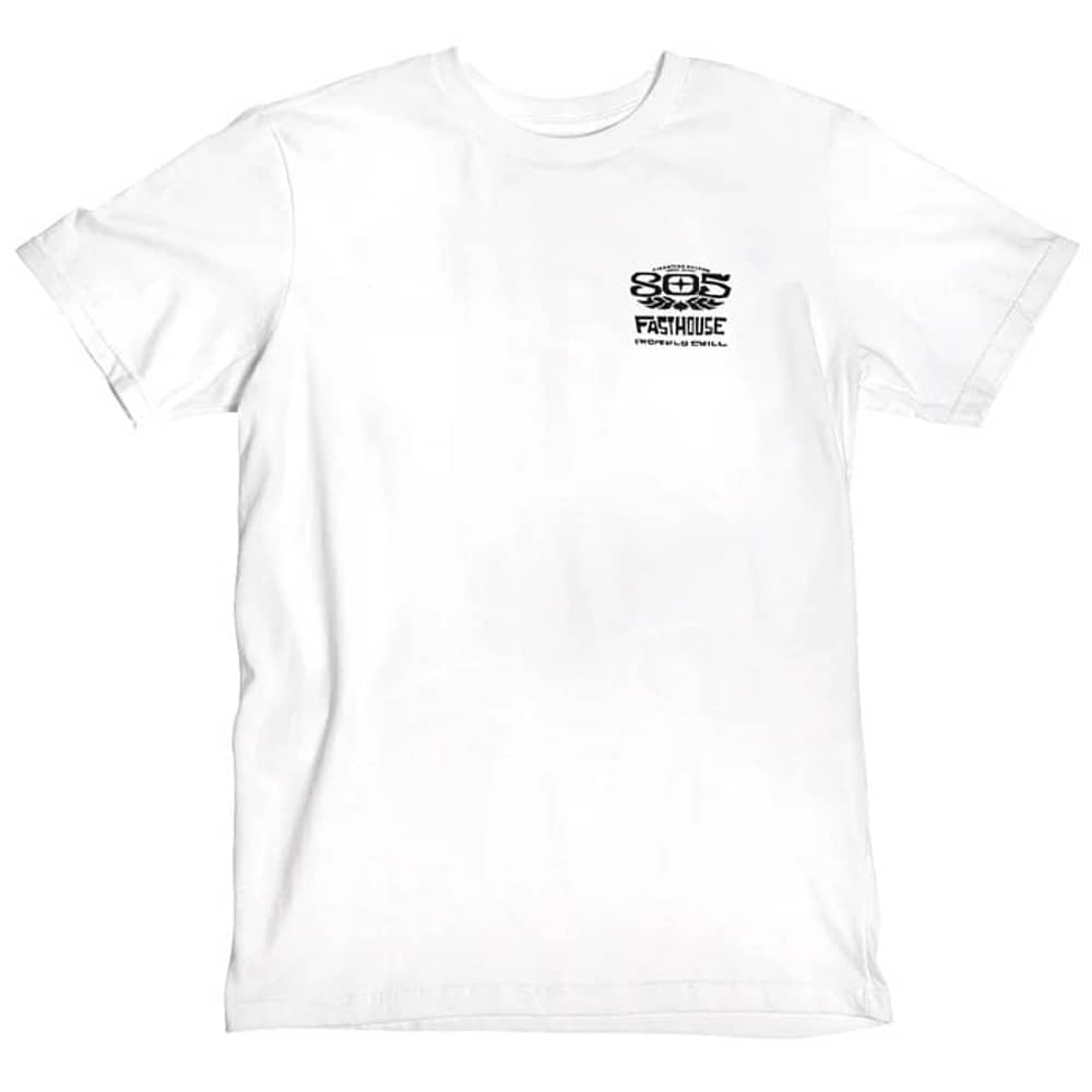 Fasthouse 805 Gravel Midweight SS Tee in White - Image 1 of 4