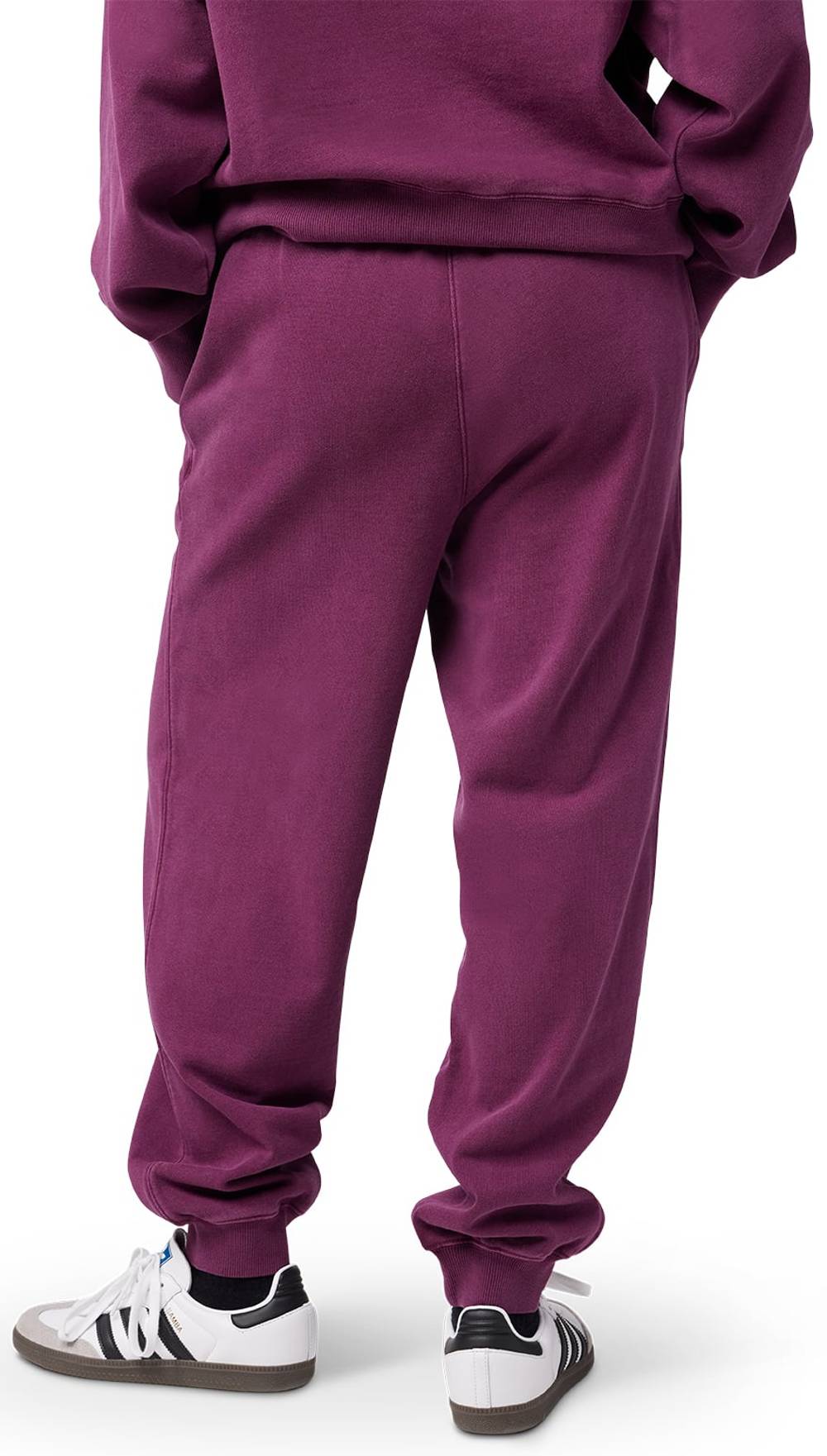 FOX W WORDMARK FLEECE JOGGER in Sangria - Image 4 of 4