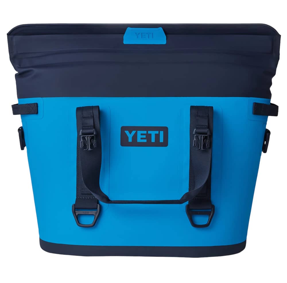 Yeti Hopper M30 2.0 Soft Cooler in Big Wave Blue/Navy - Image 3 of 7