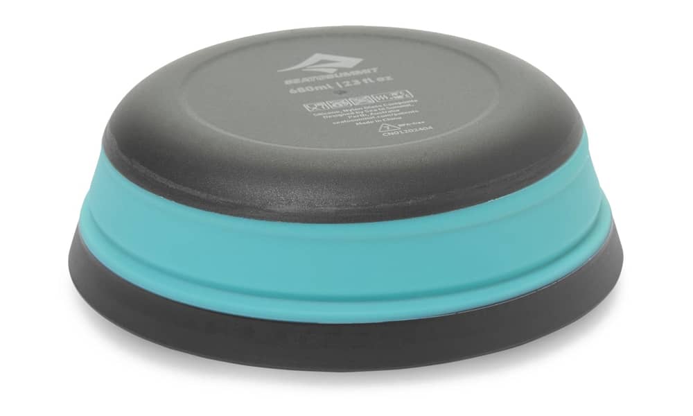 Sea To Summit Frontier Ultralight Collapsible Bowl in Aqua Sea Blue - Image 3 of 3