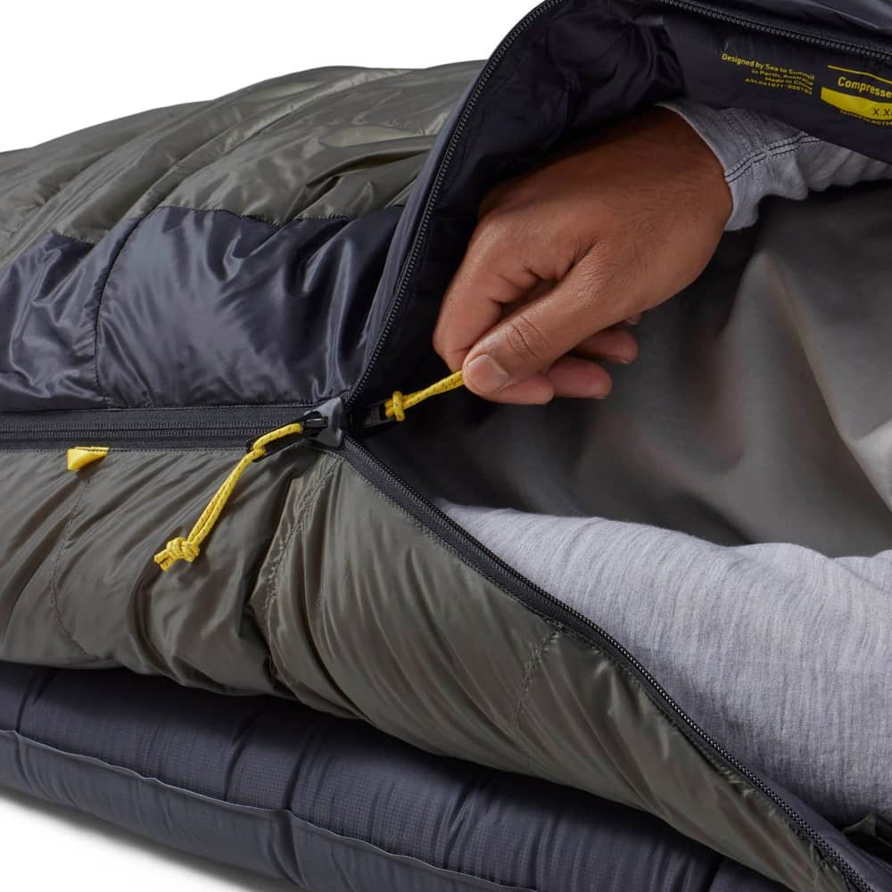 Sea To Summit Spark Pro Down Sleeping Bag (15F-9C) in Beluga Black - Image 7 of 8