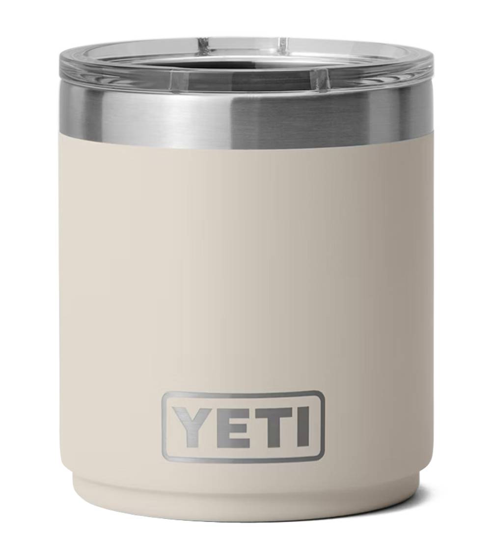 Yeti Rambler 10 oz Lowball 2.0 - Magslider Lid 1 in Cape Taupe - Image 1 of 2
