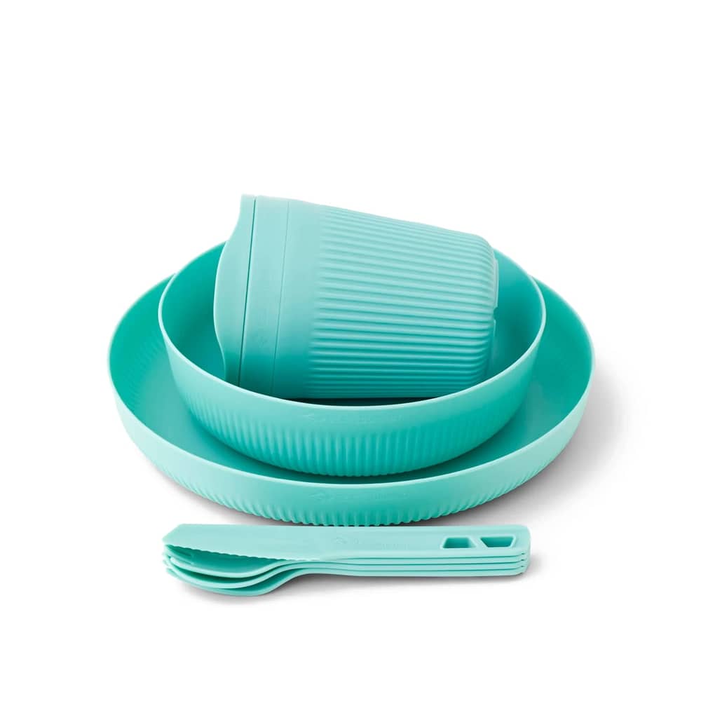 Sea To Summit Passage Dinnerware Set - 7 Piece in Aqua Sea Blue - Image 2 of 2
