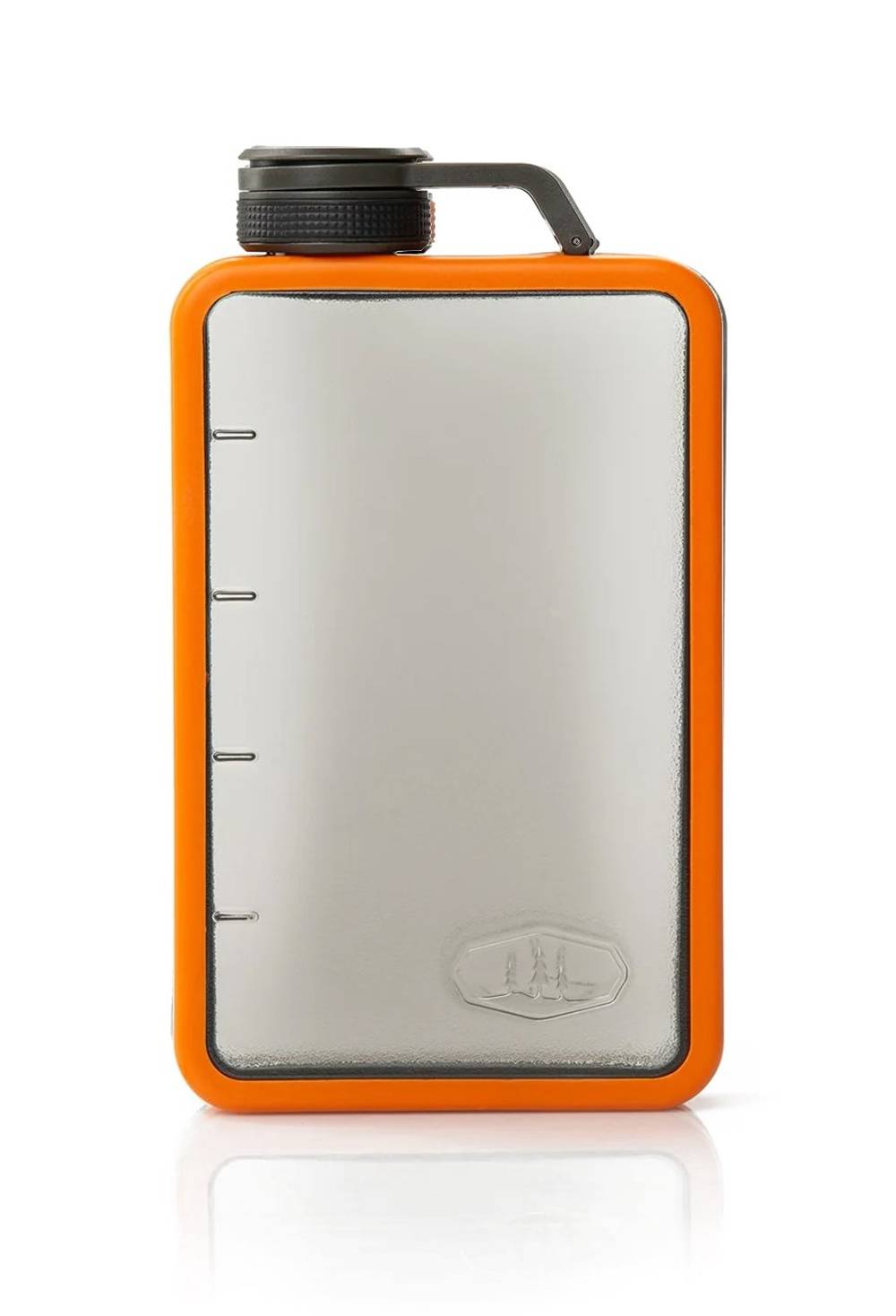 GSI Outdoors Boulder Flask 10 oz in Orange - Image 1 of 2