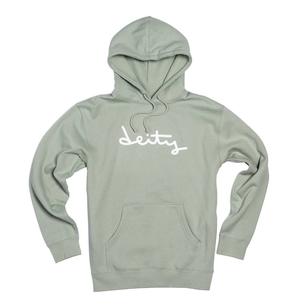 Deity Ripcord Hoody in Sage - Image 1 of 4