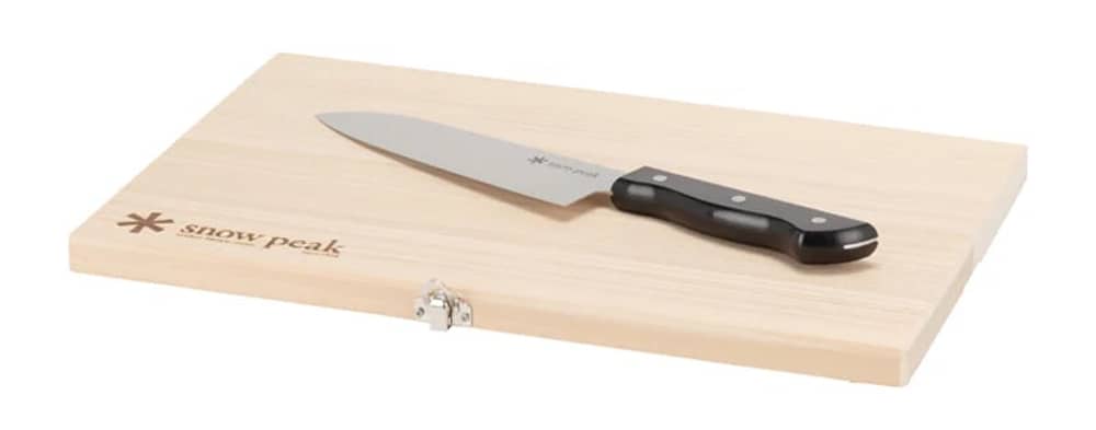Snow Peak Chopping Board Set in Wood - Image 1 of 3