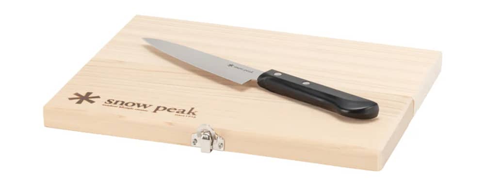 Snow Peak Chopping Board Set in Wood - Image 1 of 3