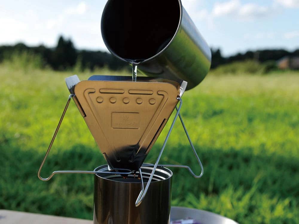Snow Peak Collapsible Coffee Drip in Silver - Image 3 of 3