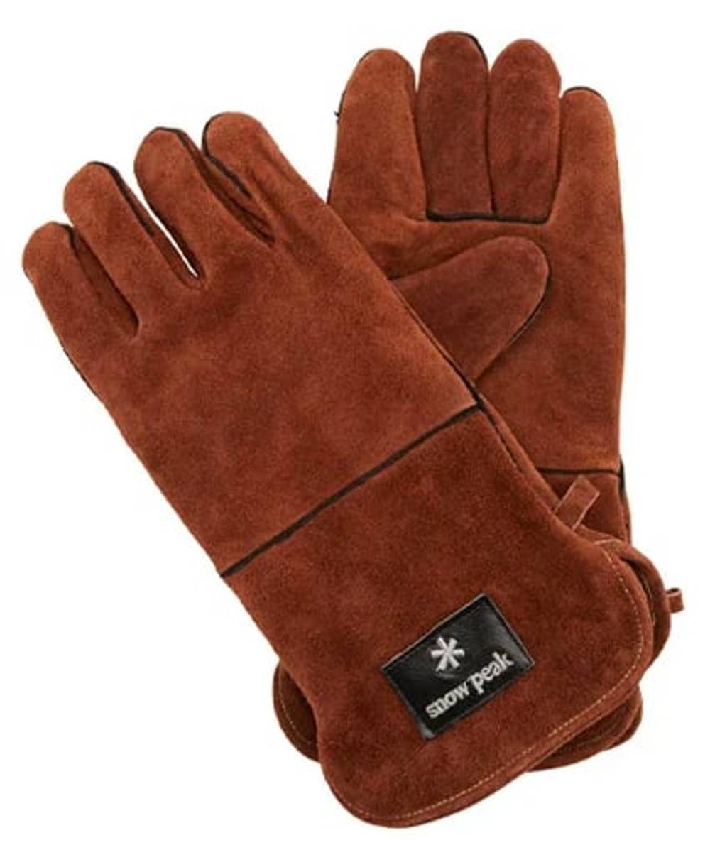 Snow Peak Fire Side Gloves in Brown - Image 1 of 3