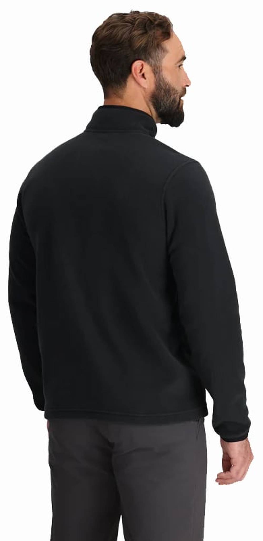 Outdoor Research Men's Polartec 100 Quarter Zip in Black - Image 3 of 3