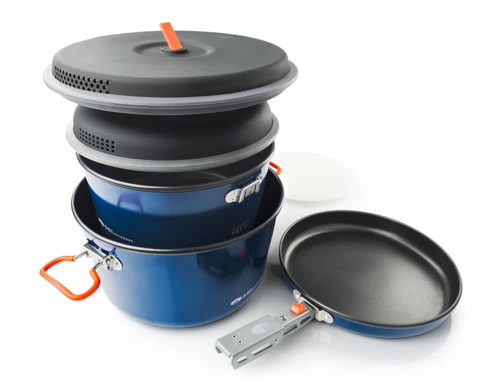 GSI Outdoors Bugaboo Ceramic Base Camper Cookset in Blue - Image 1 of 1
