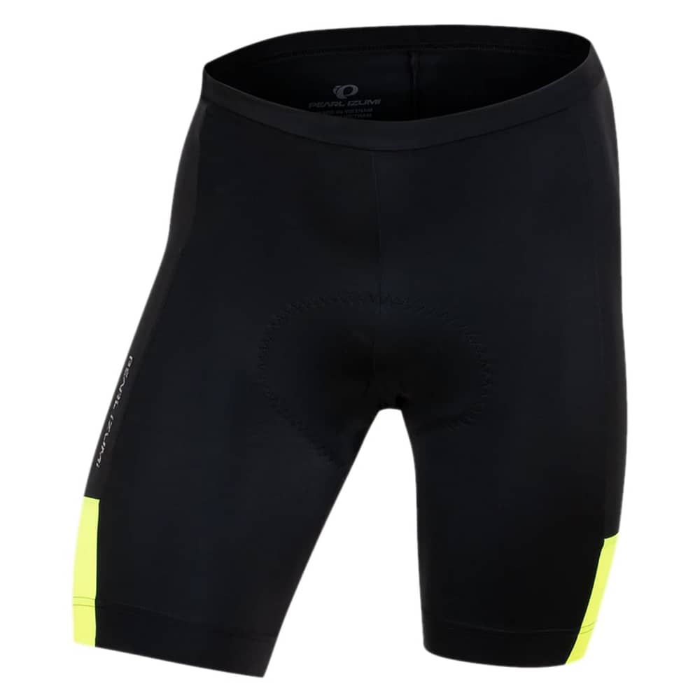 Pearl Izumi Quest Shorts in Black/Screaming Yellow - Image 1 of 2