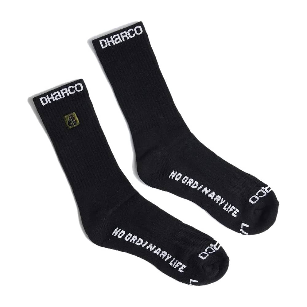 DHaRCO Crew Socks in Black - Image 1 of 3